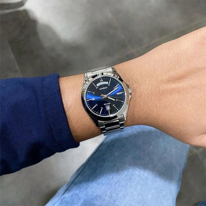 ساعت کاسیو CASIO مردانه مدل MTP-۱3۷۰D-2A2VDF