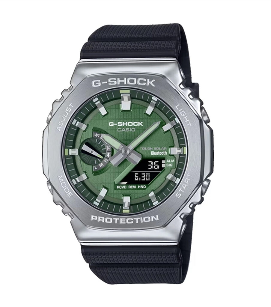 کاسیو جی شاک بلوتوثی سولار مدل GBM-2100A-1A3DR