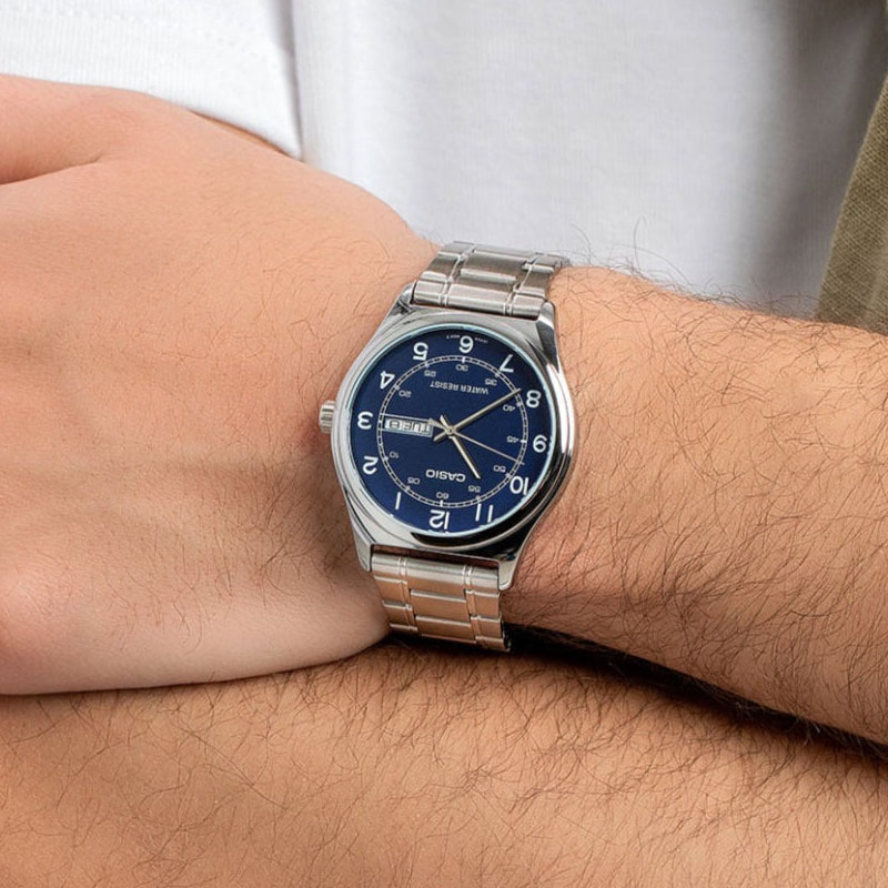 ساعت کاسیو CASIO مردانه مدل MTP-V006D-2BUDF