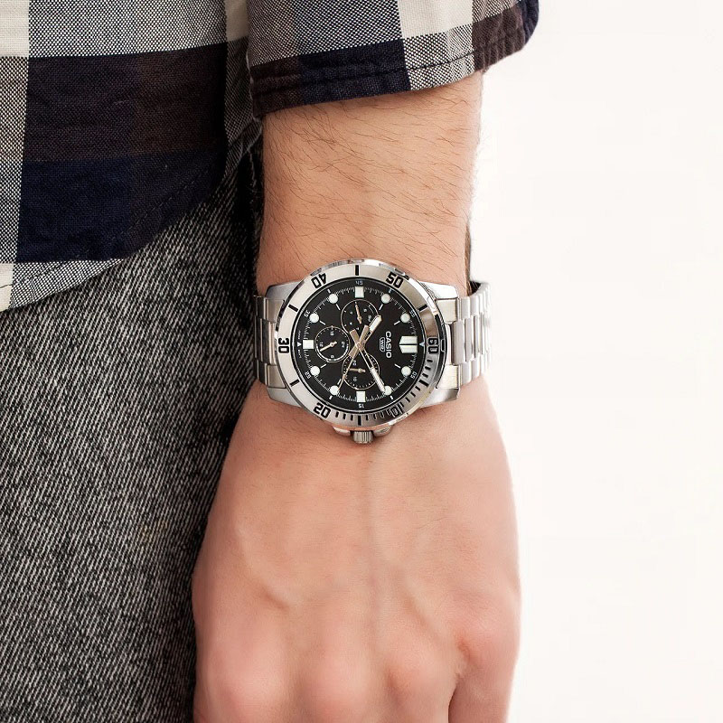 ساعت کاسیو CASIO مردانه مدل MTP-VD300D-1EUDF