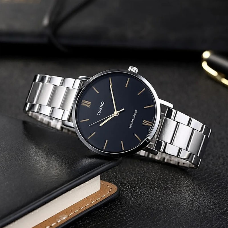 ساعت کاسیو Casio general مردانه مدل MTP-VT01D-1B