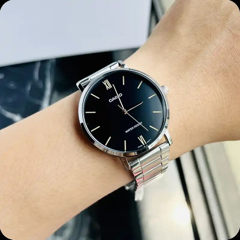 ساعت کاسیو Casio general مردانه مدل MTP-VT01D-1B