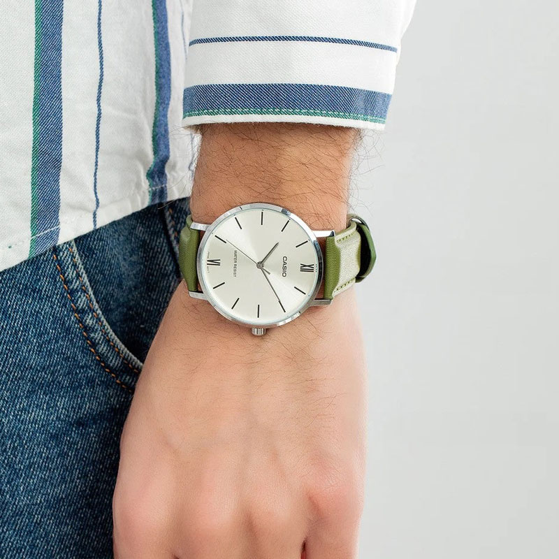 ساعت کاسیو Casio مردانه مدل MTP-VT01L-3BUDF