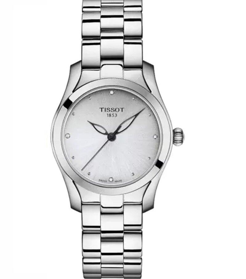 ساعت مچی تیسوت Tissot زنانه تک موتوره نگین برلیان مدل T112.210.11.036.00