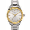 ساعت مچی تیسوت Tissot زنانه تک موتوره دورنگ مدل T150.210.21.031.00