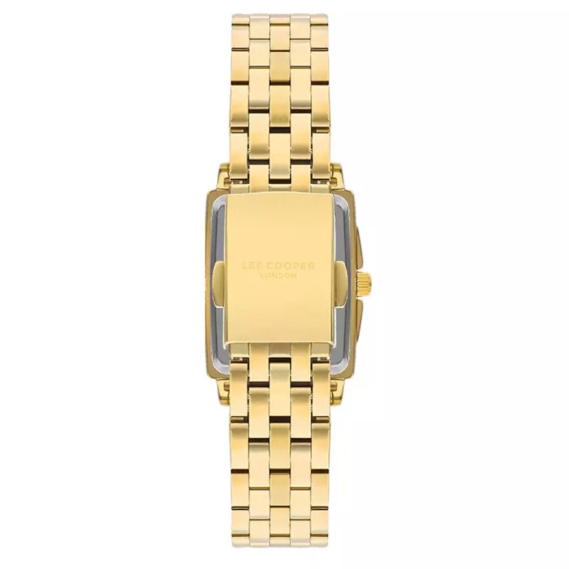 ساعت مچی لی کوپر مدل LC07940.130 — Lee Cooper Gold Silver Dial – زنانه